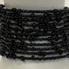 Adjustable black beaded bracelet