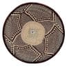 Tonga Basket with Triangular Abstract Pattern Design - 15 Inches