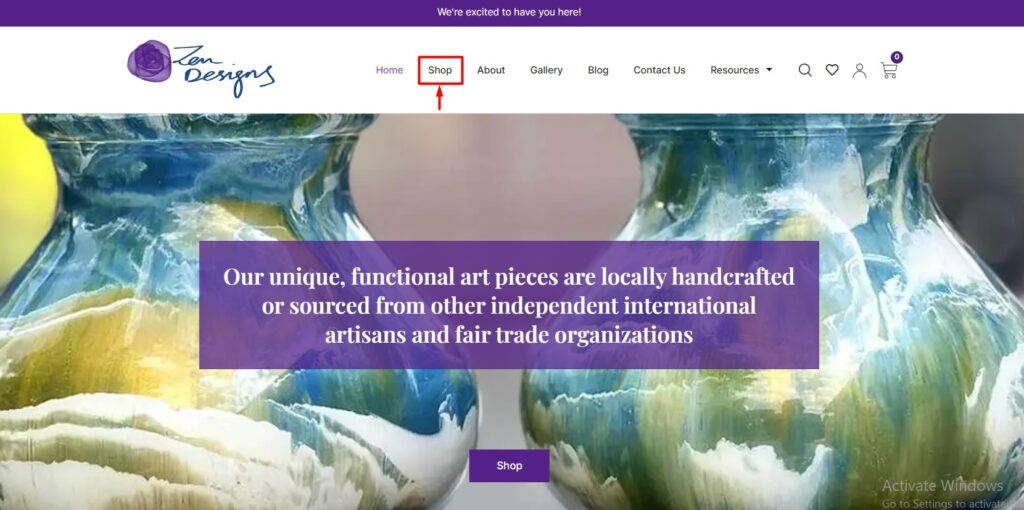 a screenshot of a website