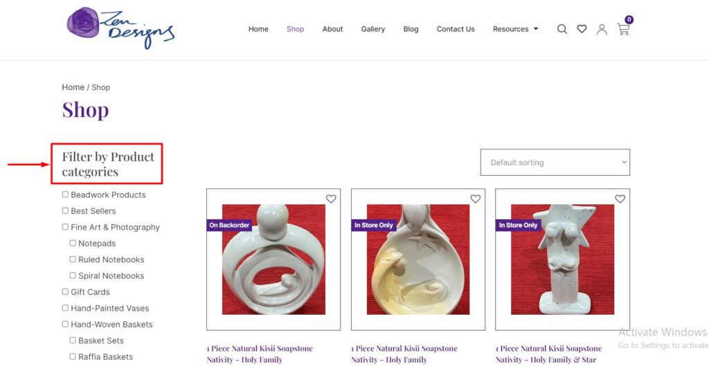 a screenshot of a website