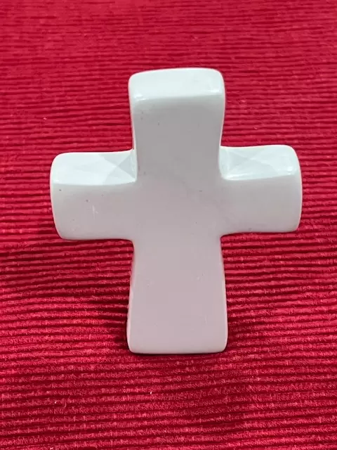 Natural Kisii Soapstone Cross - 4 Inches