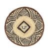 Tonga Basket with Kaleidoscope Pattern Design - 12 Inches