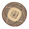 Tonga Basket with Triangular Pattern Design - 14 Inches