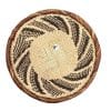 Tonga Basket with Circular Abstract Pattern Design - 8 Inches