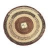 Tonga Basket with Abstract Circular Pattern Design - 14 Inches