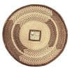 Tonga Basket with Circular Weave Pattern Design - 15 Inches
