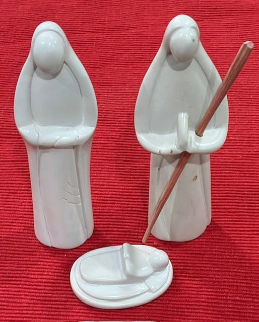 Natural Kisii Soapstone Nativity - Holy Family - Image 8
