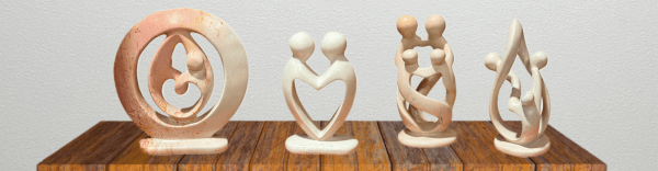 Family of Three Sculpture - 8” - Image 6