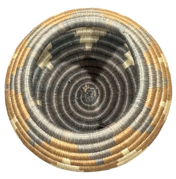 Handwoven Sisal Trinkets in Grey & Tan - Image 3