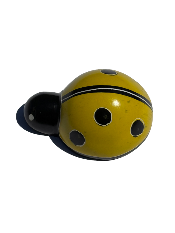 Soapstone Ladybug Figurine Sculpture (Yellow) - Image 3