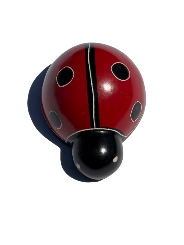 Soapstone Ladybug Figurine Sculpture (Red) - Image 2