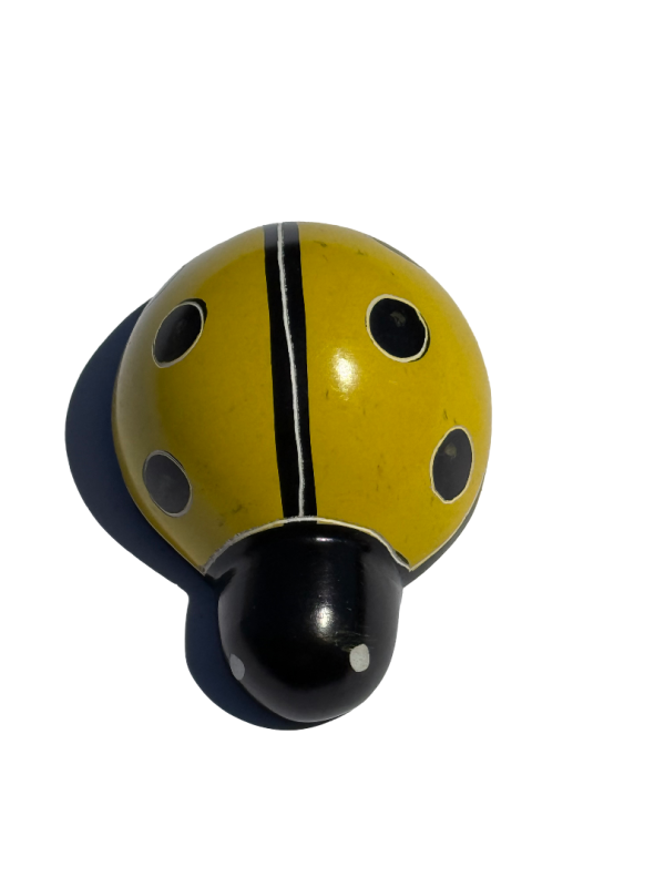 Soapstone Ladybug Figurine Sculpture (Yellow) - Image 2