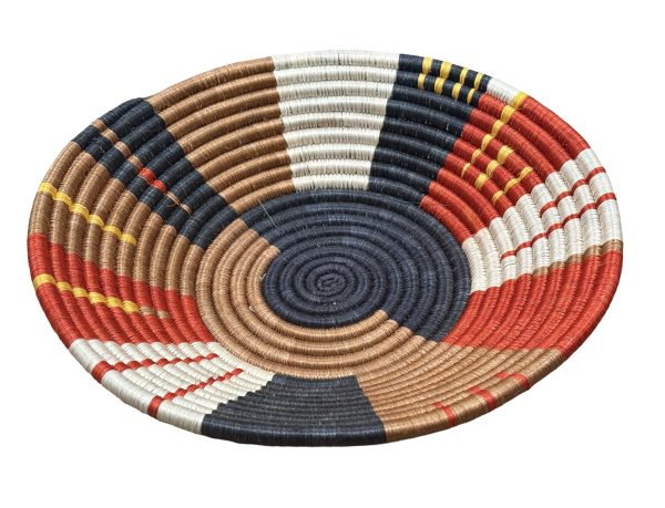 Red, Black, Tan Basket Bowls - 12”, 10”, 8” - Image 4