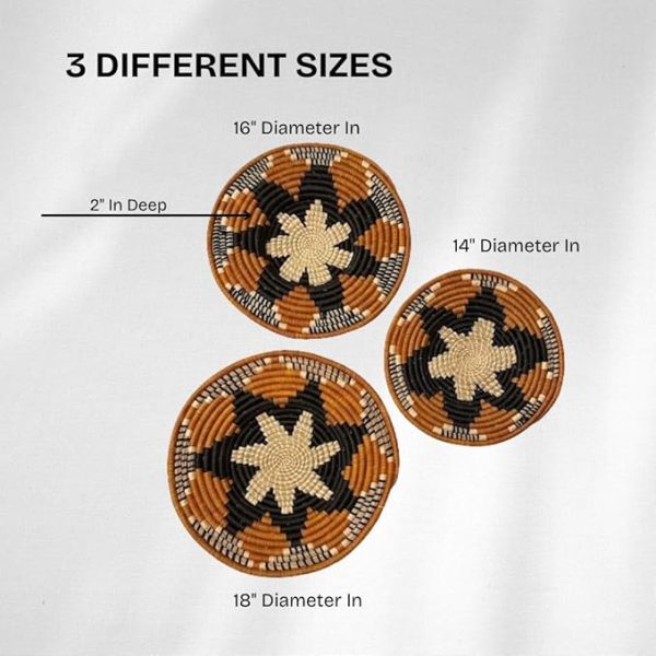 Orange, Black Plate Mat, 3 sizes - Image 5