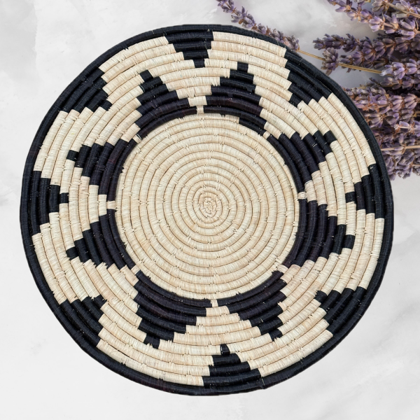 Natural, Black Plate Mat -21" - Image 2