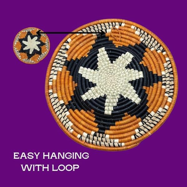 Orange, Black Plate Mat, 3 sizes - Image 4
