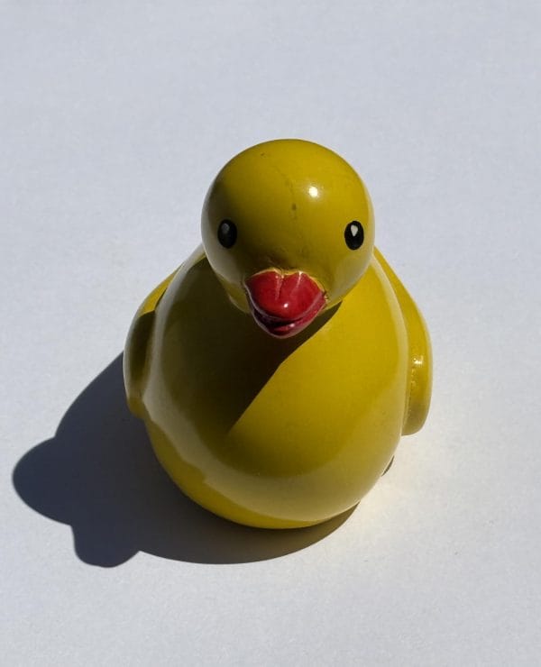 Yellow Duck Figurine - Image 5