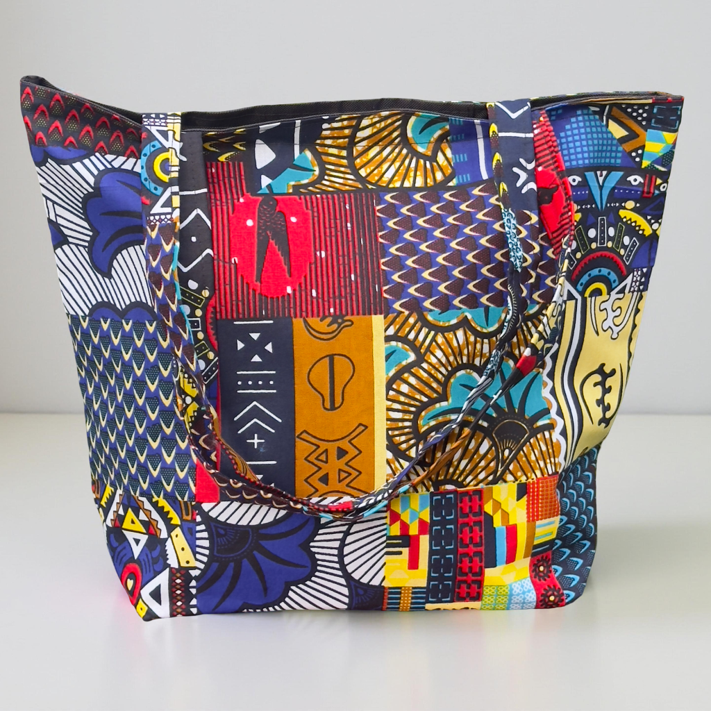 Handmade African patchwork bag