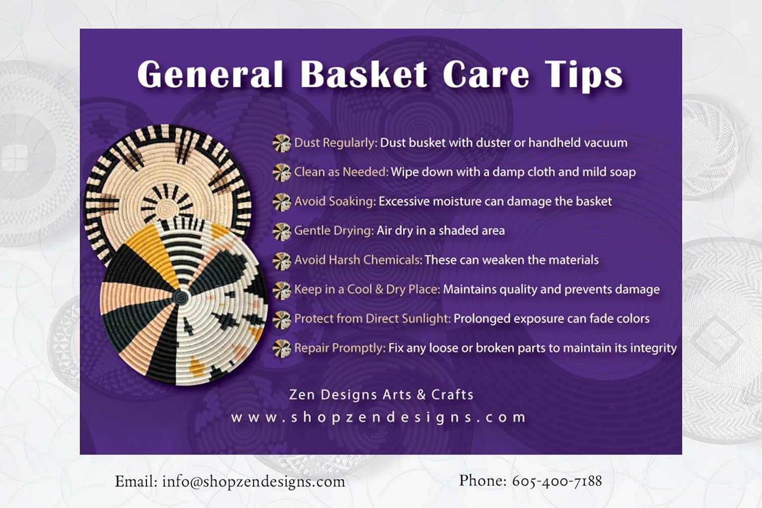 Green Raffia Bowl - 12" - Image 6