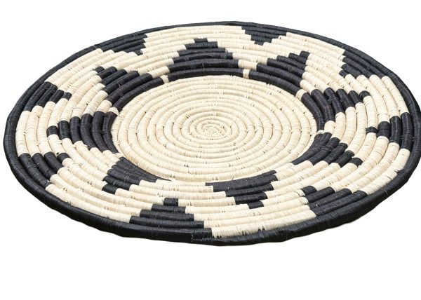 Natural, Black Plate Mat -21" - Image 3