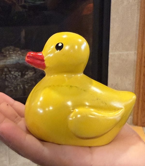 Yellow Duck Figurine - Image 6