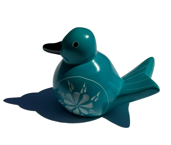 Soapstone Bird Figurine Sculpture - Image 6