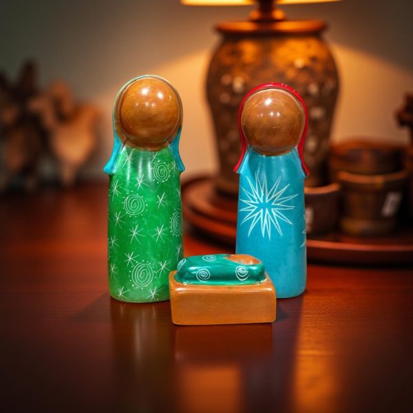 Kisii Soapstone Nativity - Holy Family - Image 7