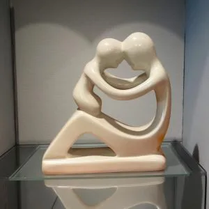 Mother and Baby Sculpture, 5.5-6 inches tall