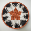 Teja, Black, Natural African Sisal Basket Bowl in 12, 10, 8 inches Diameter