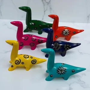 Handmade Soapstone Dinosaur - Assorted Patterns
