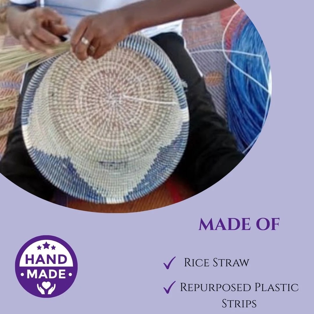 Colorful Senegalese Cone Lidded Warming Storage Shelf Baskets - Image 9