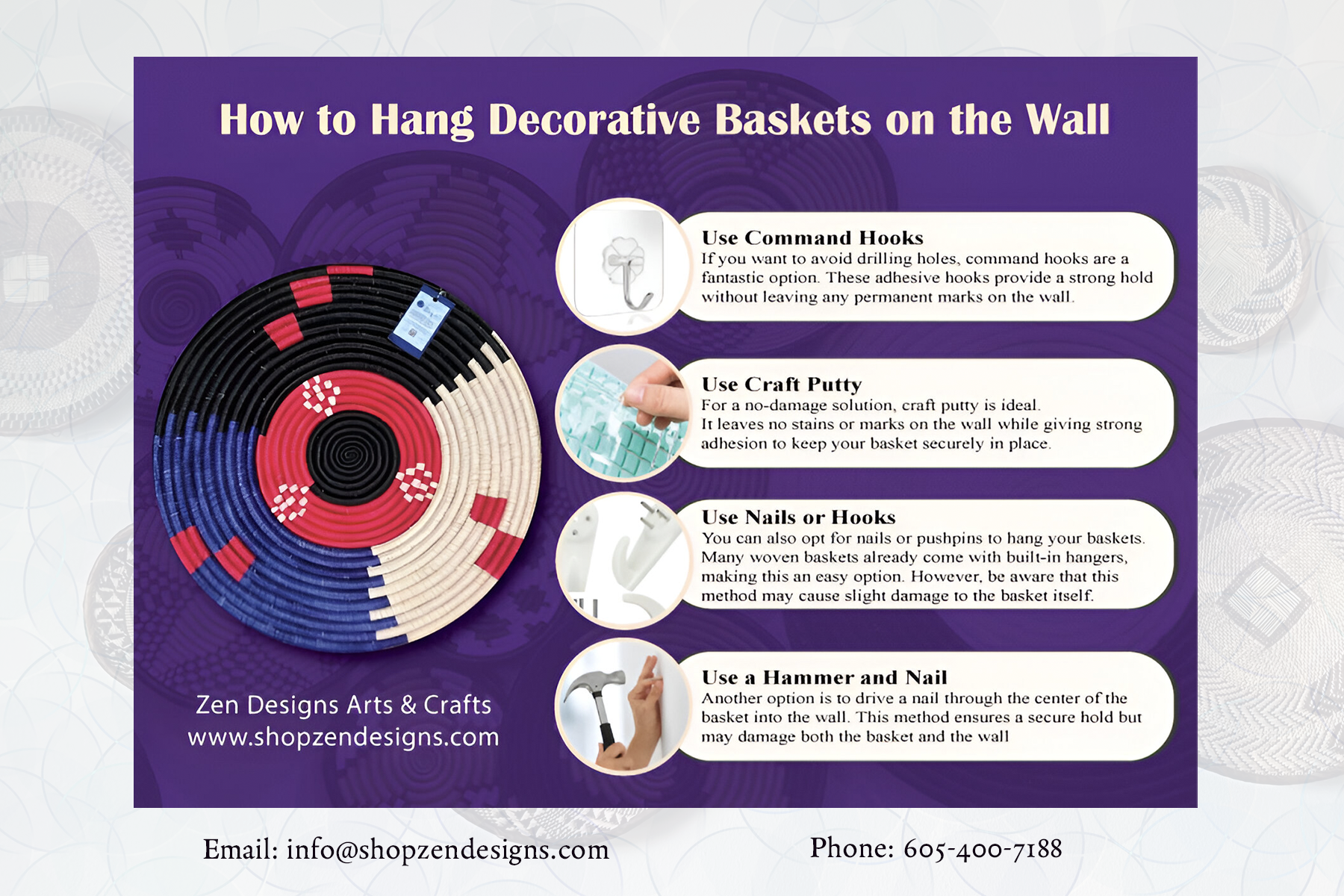 Handwoven Sisal African Basket Bowls in Green, Black, Biege - Various Sizes - Image 10