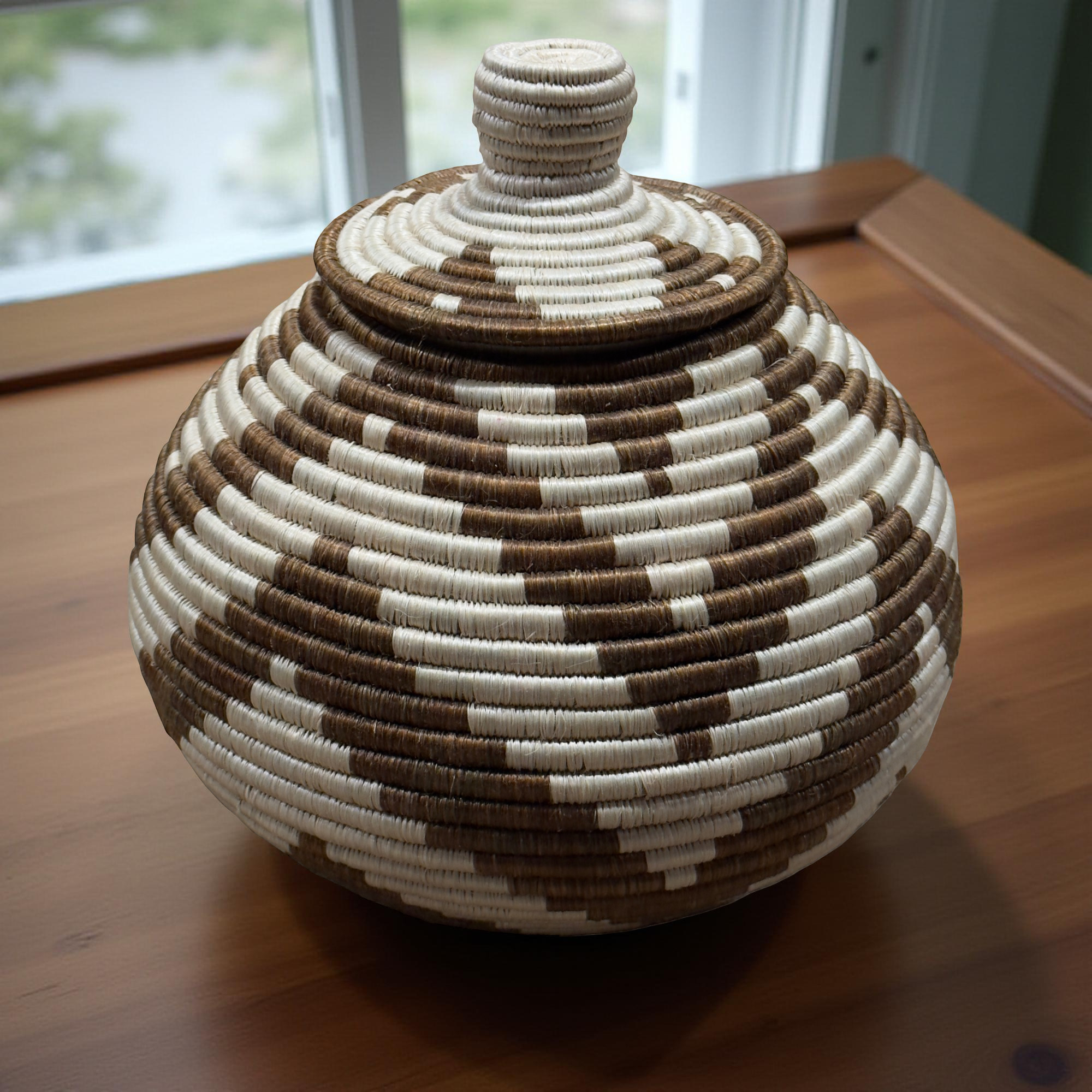 Handwoven Sisal African Storage Baskets - Various Colors and Sizes - Image 10