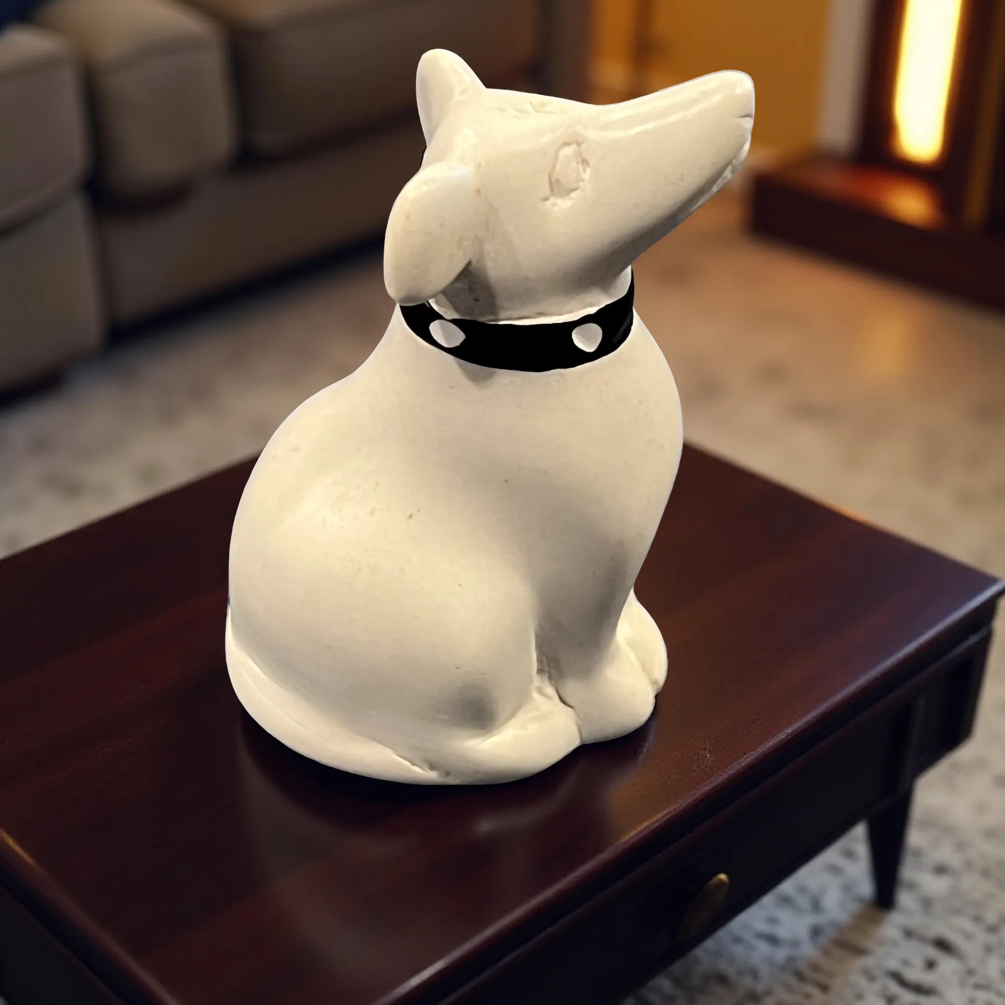 Handcarved Soaptstone Dog Figurine - Image 4