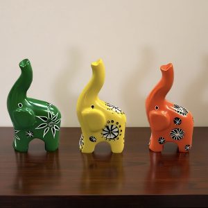 Elephant Figurine Sculptures