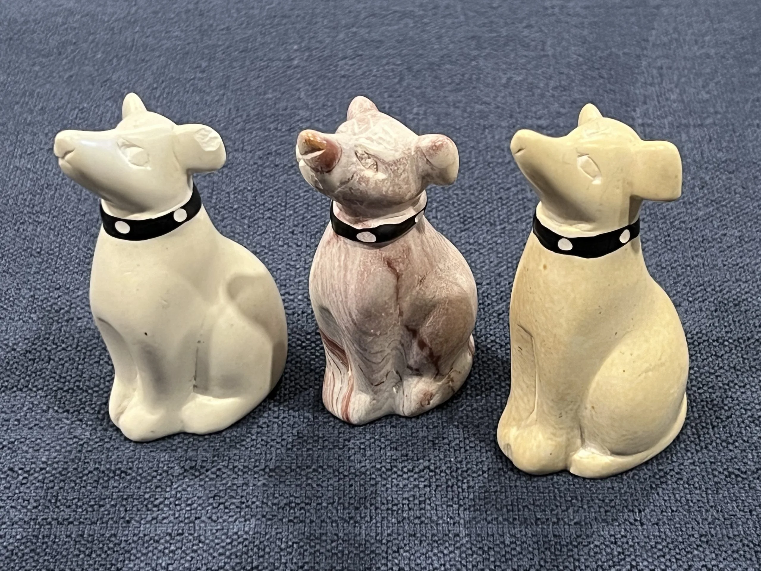 Handcarved Soaptstone Dog Figurine - Image 5