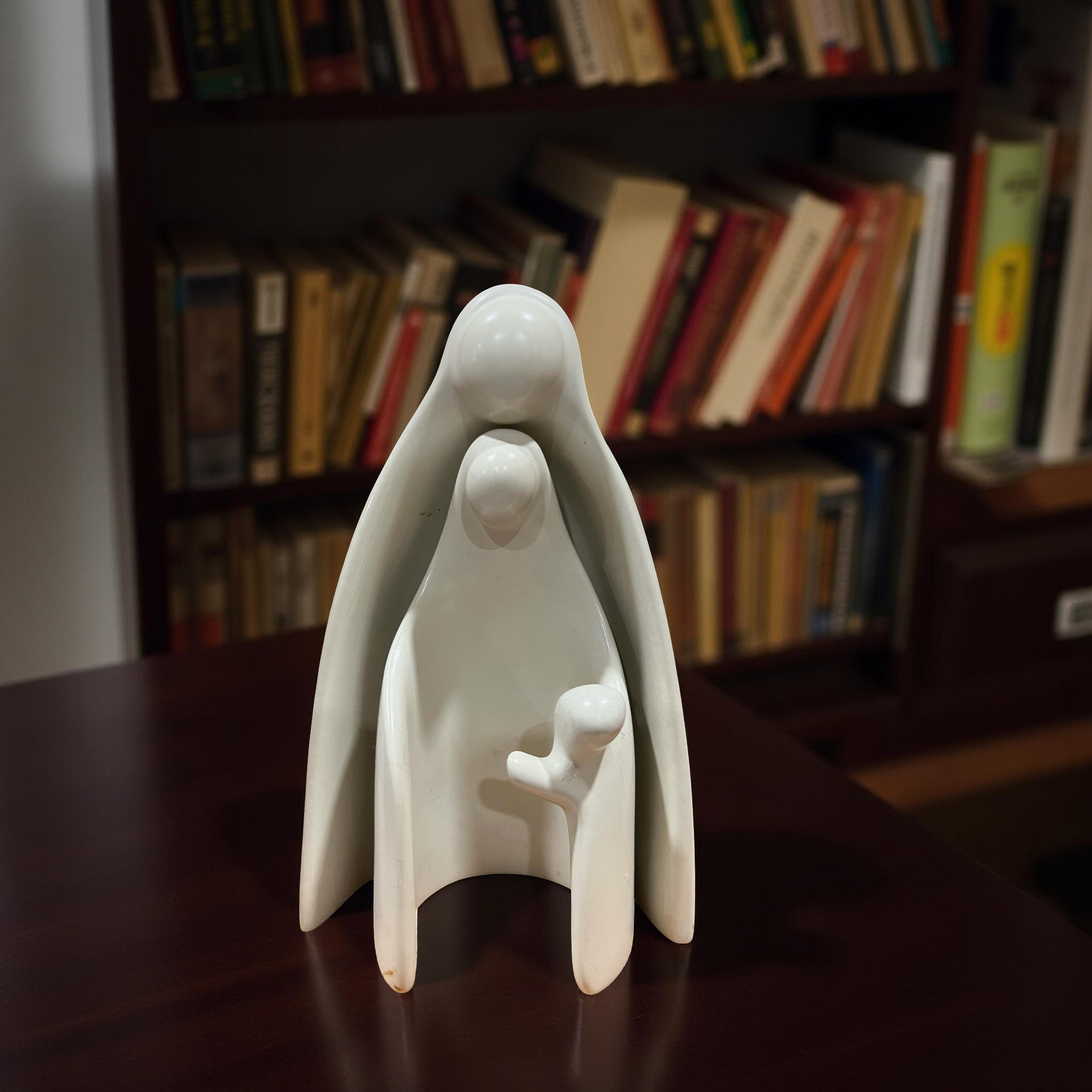 Two Piece Natural Kisii Soapstone Nativity - Holy Family - Image 5