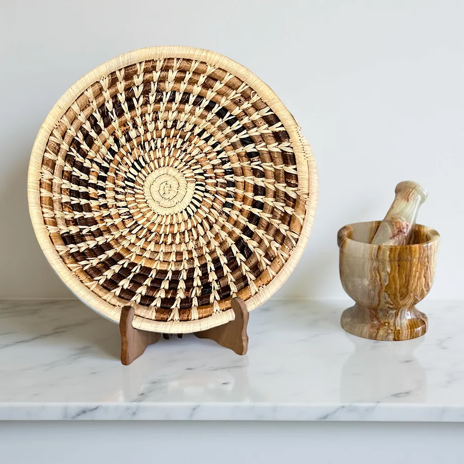 Banana leaves Basket Bowl 4 sizes