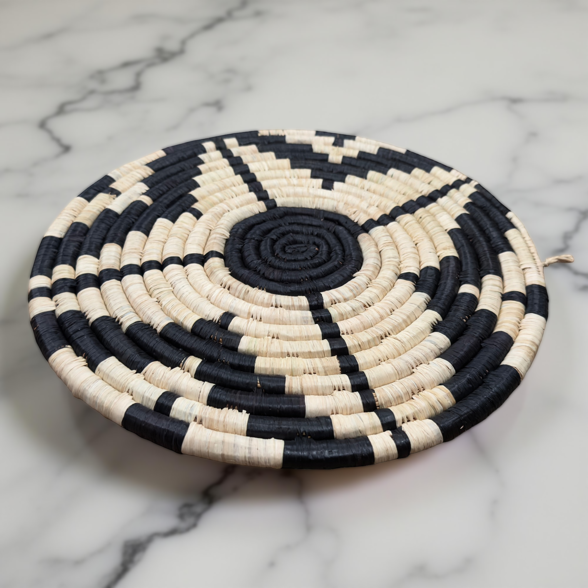 Raffia African Trivet Baskets for wall and Kitchen - Various Colors and Sizes - Image 4