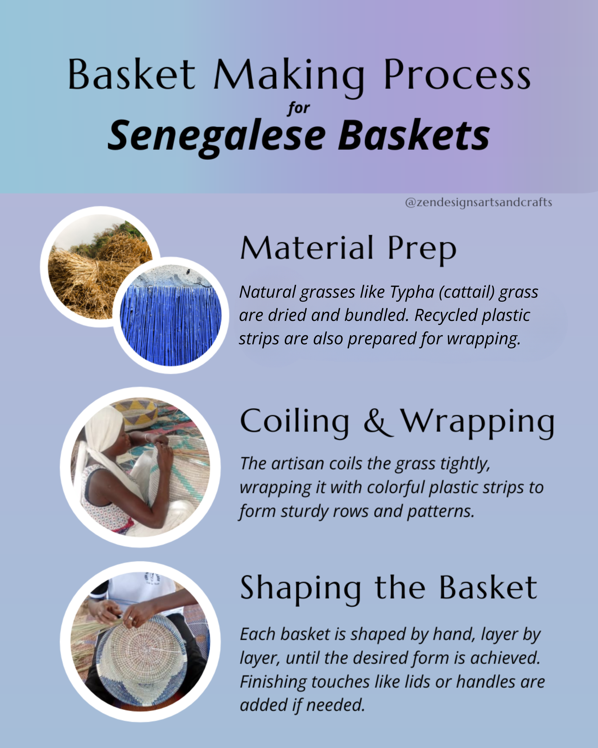 Lidded Senegalese Storage and Organization Baskets in Rectangular Shape - Various Colors - Image 4