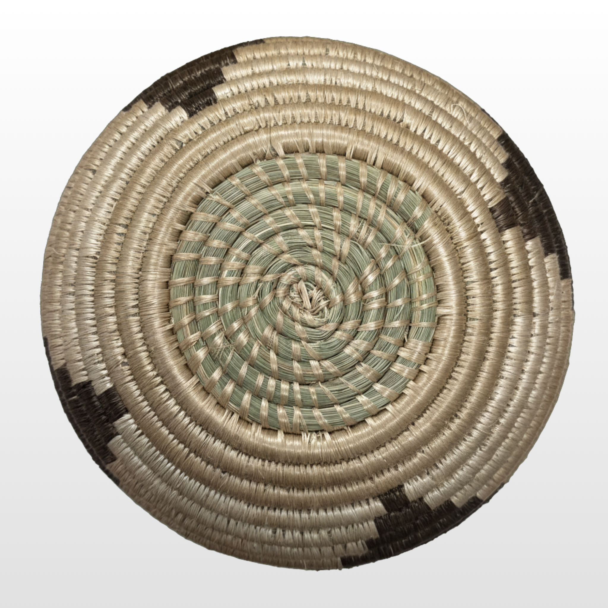 Handwoven Sisal Floral Vase in Tan , Yellow and Brown - Image 2