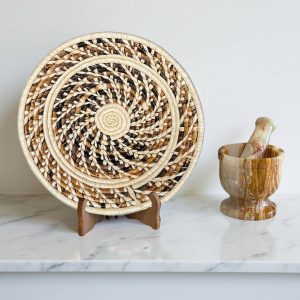 Handwoven Banana leaves, Raffia Bowls - Various Sizes