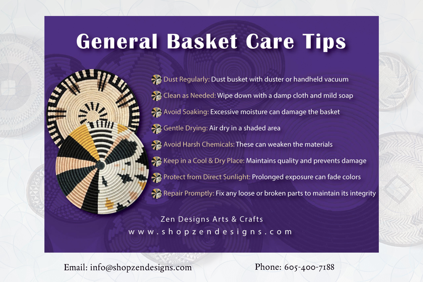 Vintage Handwoven All-Natural Raffia Storage Basket with Lid in Natural, Blue Black - Various Sizes - Image 7