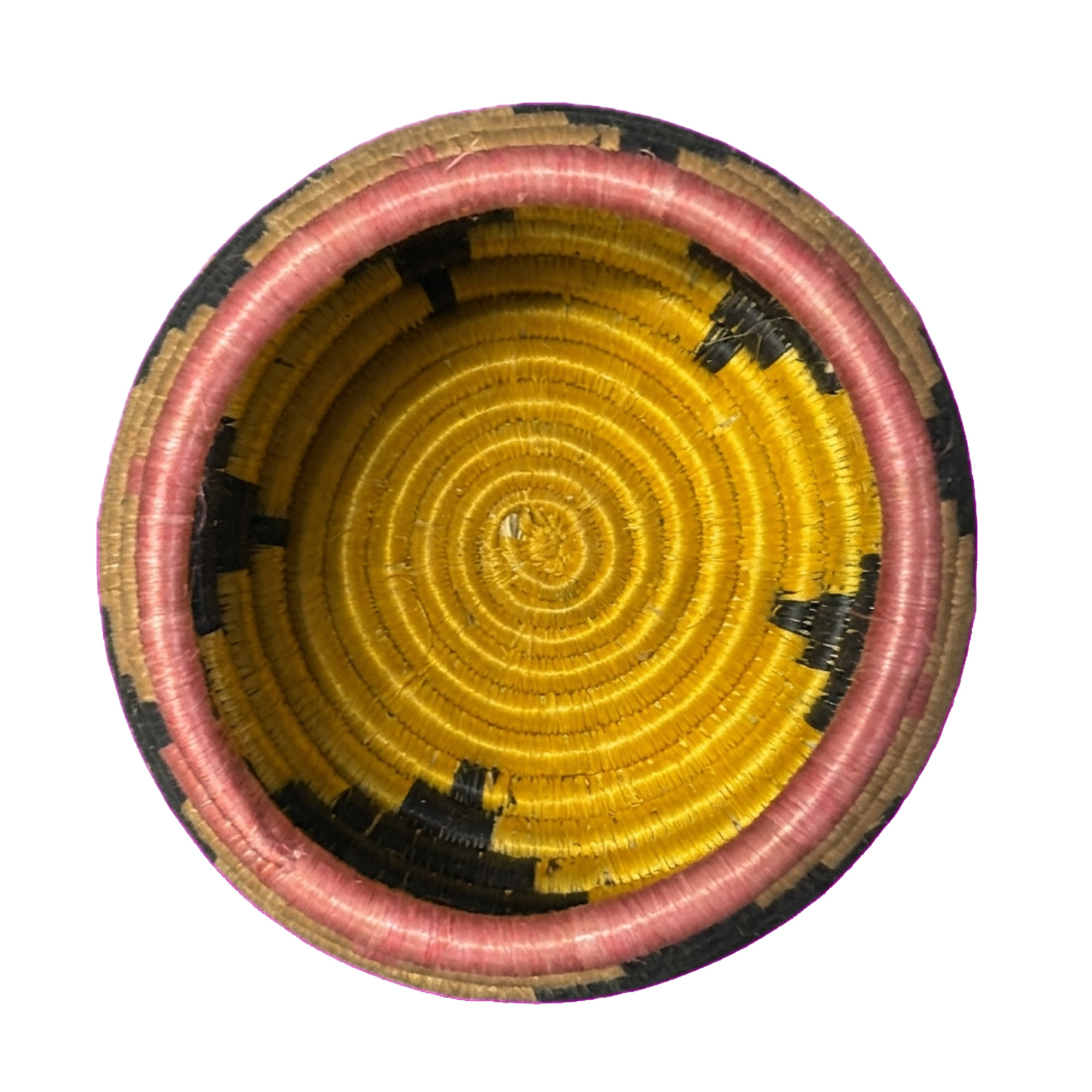 Handwoven Trinket Baskets for Small item Storage and Organizing in Teja, Green, Tan - Image 3